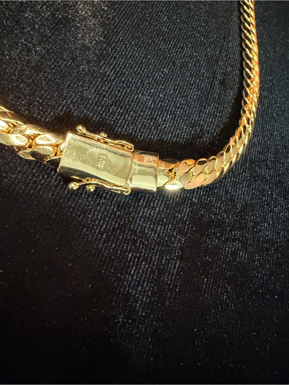 Miami Cuban 14K Stamped Gold Filled 20in 7.5 MM necklace W/box lock. BRAND NEW
